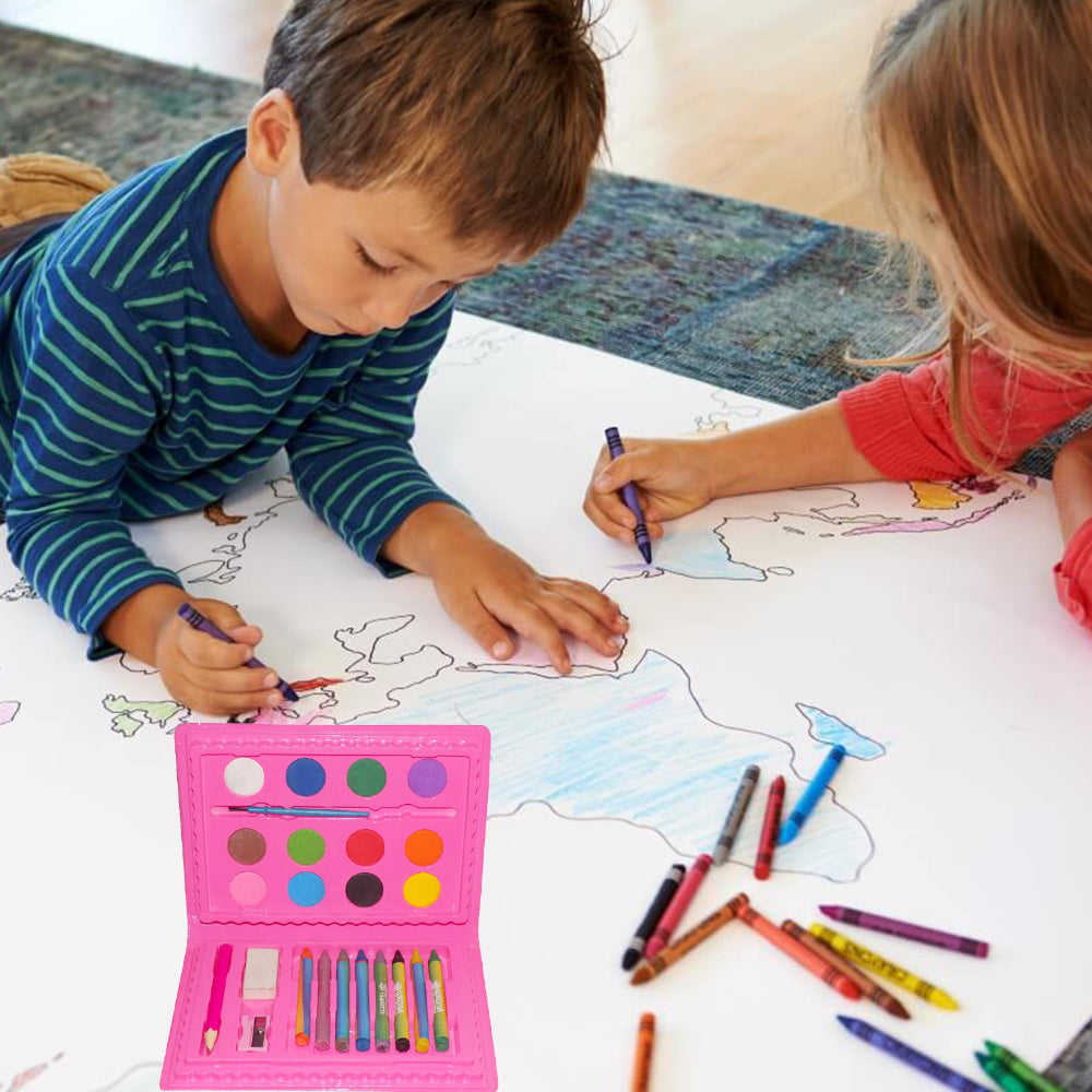 1091A Coloring Combo Colors Box Color Pencil, Crayons, Water Color, Sketch Pens (Set of 24) DeoDap 1091A Coloring Combo Colors Box Color Pencil, Crayons, Water Color, Sketch Pens (Set of 24) DeoDap